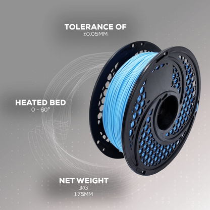 PLA Powder Blue Filament 1kg, 1.75mm
