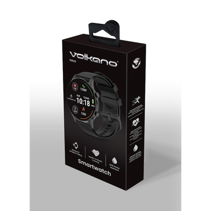 Volkano Halo Series Smartwatch - Black