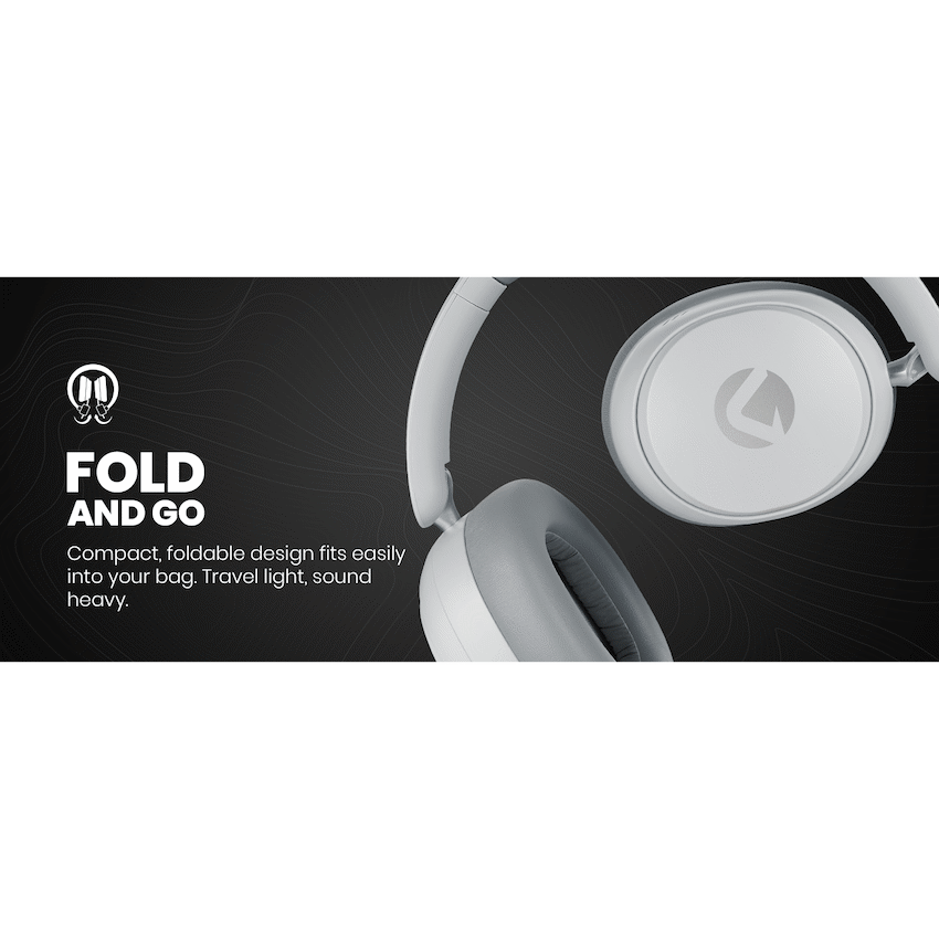 Volkano Lexi Bluetooth Headphone with ANC - Grey