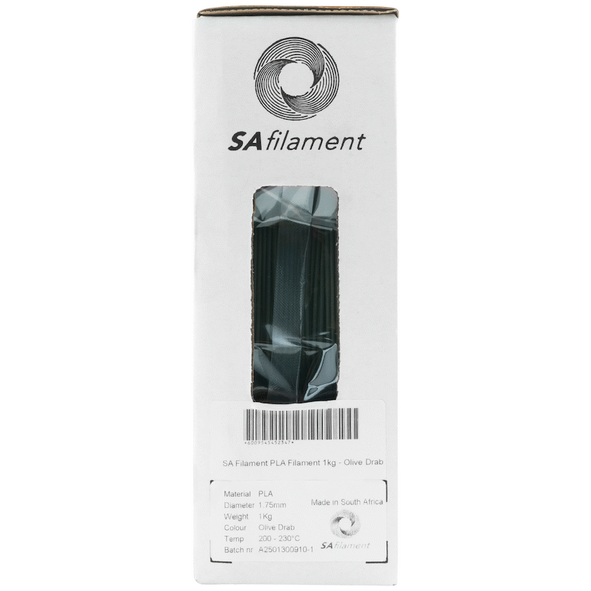 SA Filament PLA Filament 1kg - Olive Drab