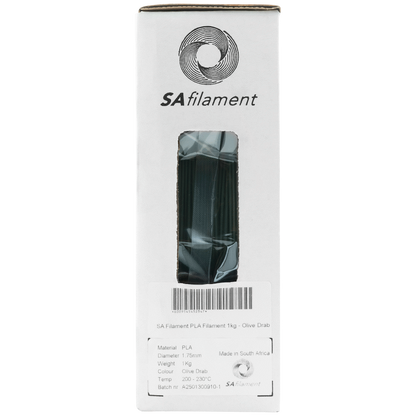 SA Filament PLA Filament 1kg - Olive Drab