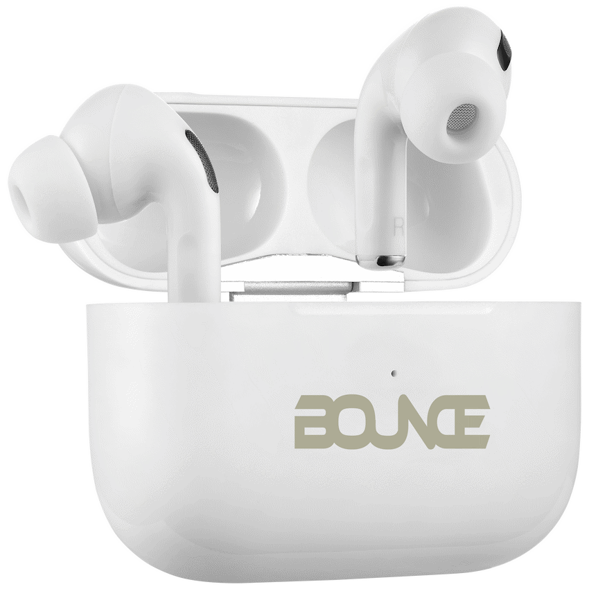Bounce Clef X True Wireless Earphones + Silicone Accessories - White