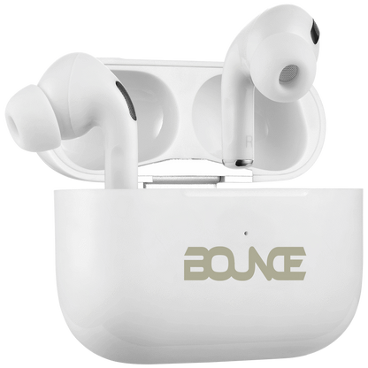 Bounce Clef X True Wireless Earphones + Silicone Accessories - White