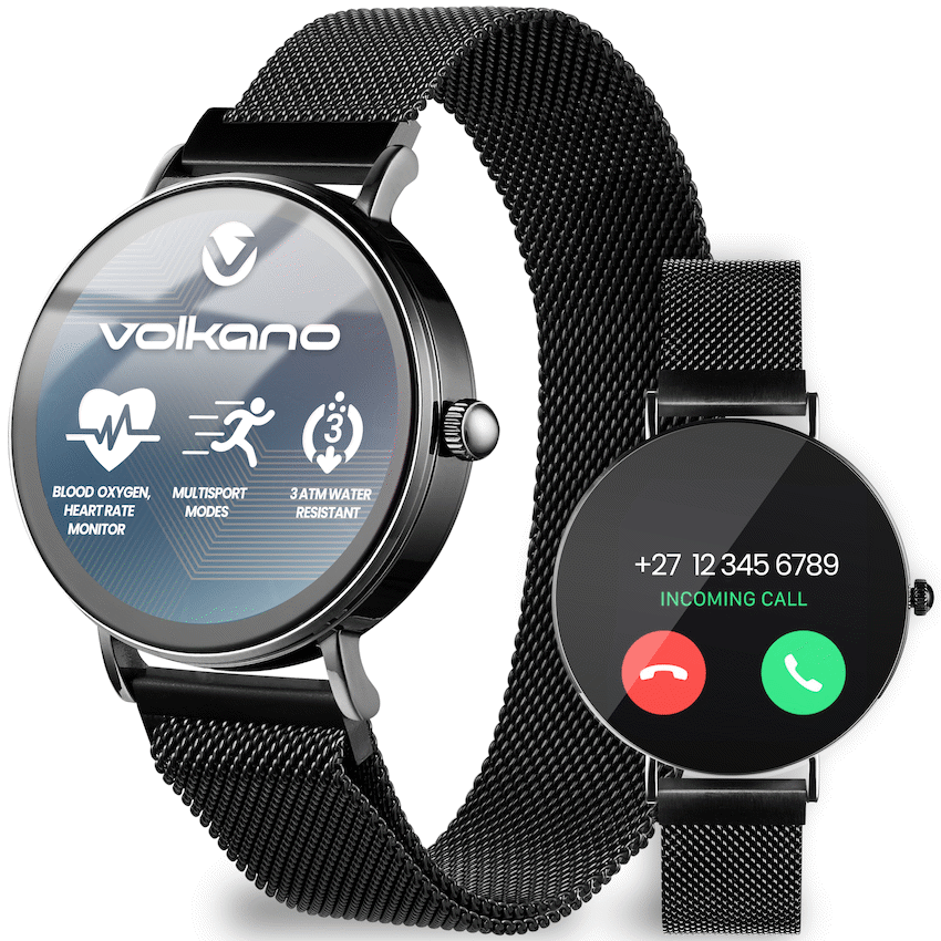 Volkano Valencia Series Ladies Smart Watch - Black