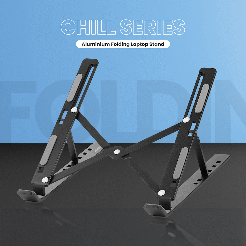 Volkano Chill series aluminium folding laptop stand