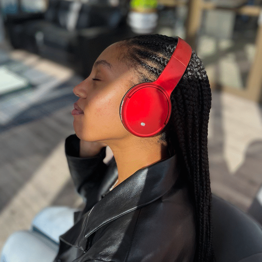 Volkano Cosmic Series Bluetooth Headphones - Red