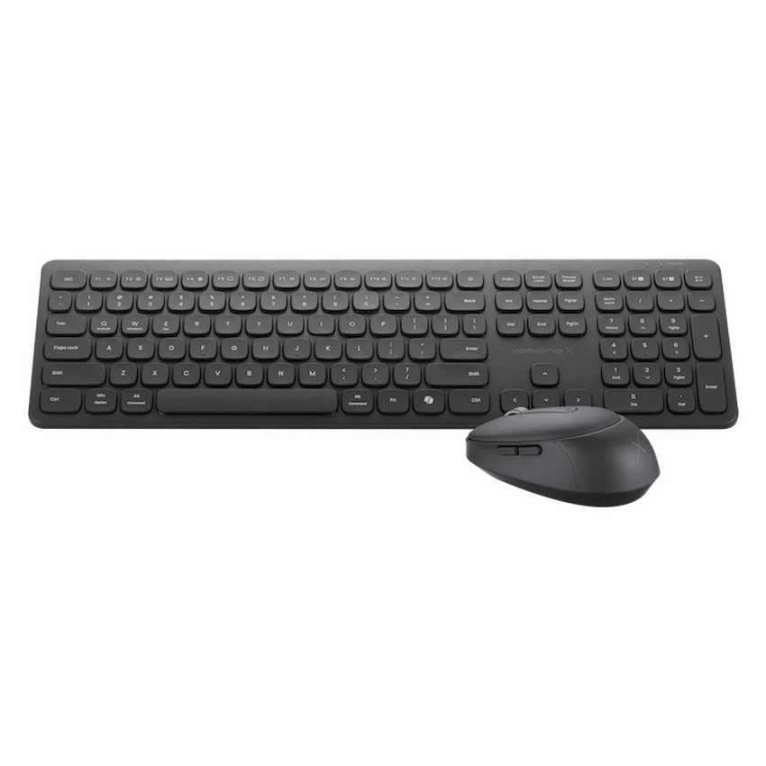 VolkanoX Ignite Bluetooth Wireless Keyboard and Mouse Combo - Graphite