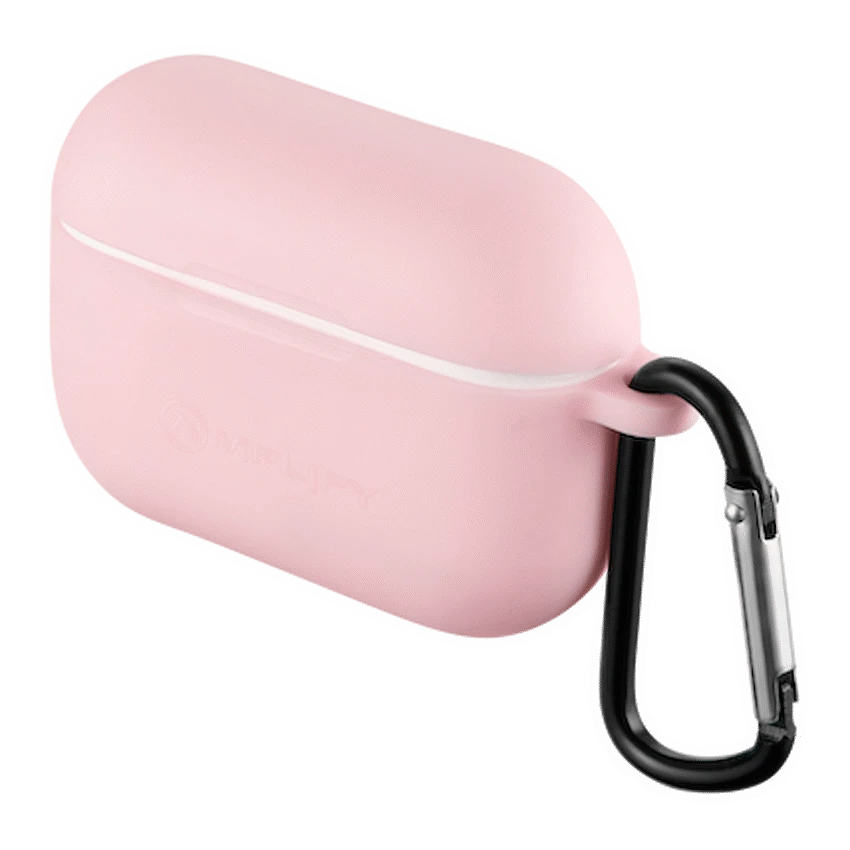 Amplify Note X Series TWS Earphones - White Case + Pink Cover