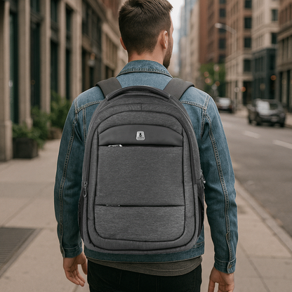 Volkano Woodrow 15.6" Laptop Backpack - Dark Grey
