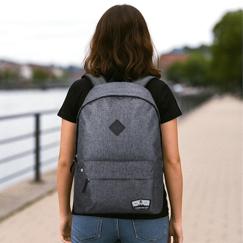 Volkano Distinct 15.6 Laptop Backpack - Grey Melange