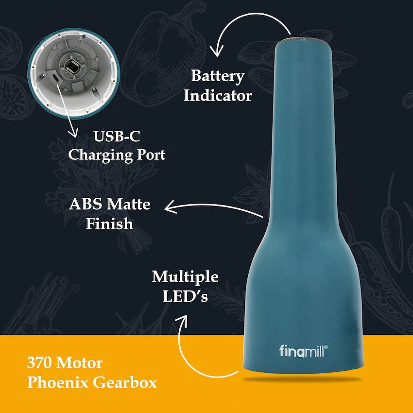 FINAMILL RECHARGEABLE grinder - Ocean Blue