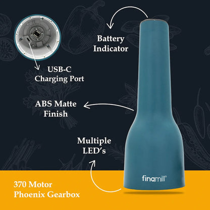 FINAMILL RECHARGEABLE grinder - Ocean Blue