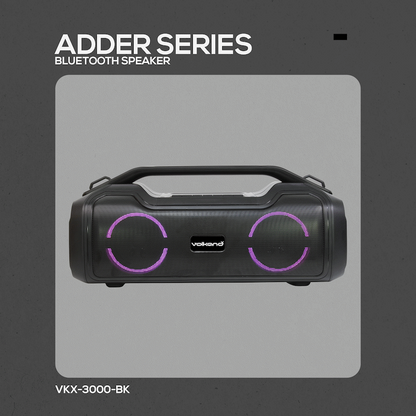 VolkanoX Adder Series Bluetooth Speaker - Black