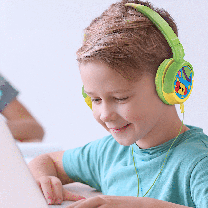 Volkano Kiddies Headphones - Boys Junior Explorer