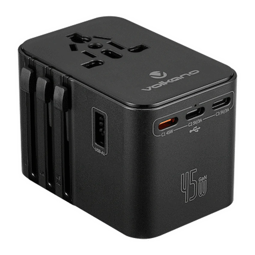 Volkano Jetsetter series 45W PD Travel Adaptor