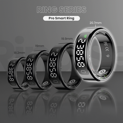 Volkano Ring Series Ring Pro Smart Ring with Charging Case - 20.7mm