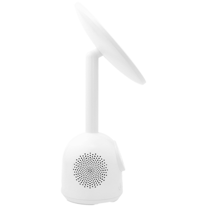ZEN Unify Series Wireless Phone Charger with Bluetooth Speaker and Mirror - White
