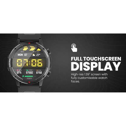 Volkano Power Series Smart Watch - Black