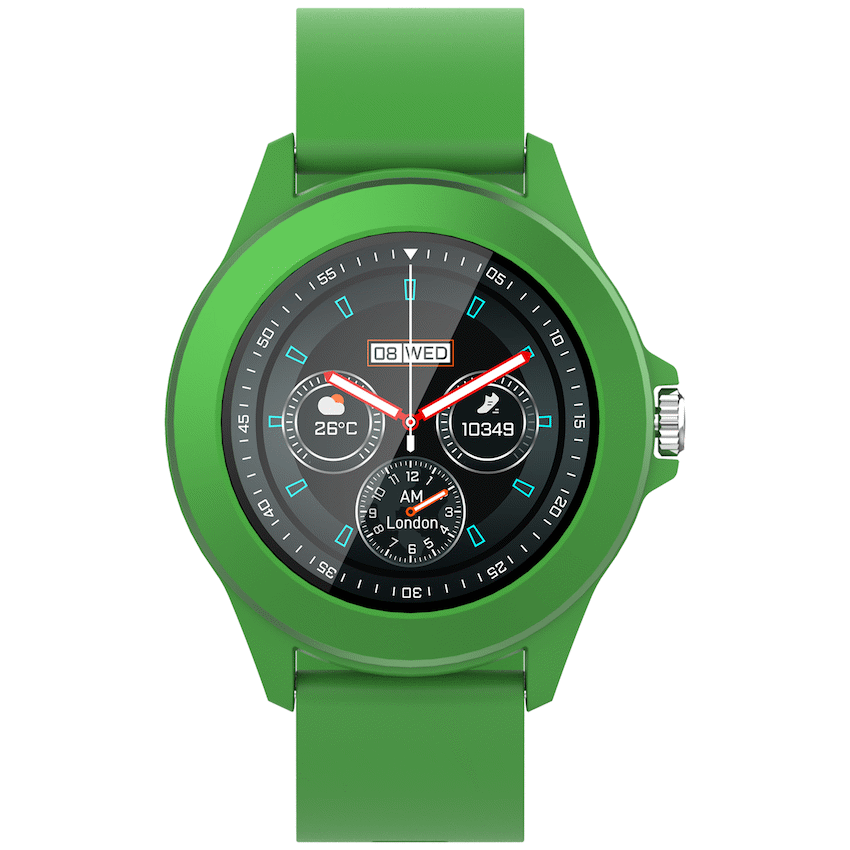 Volkano Splash Series Round Smartwatch - Green