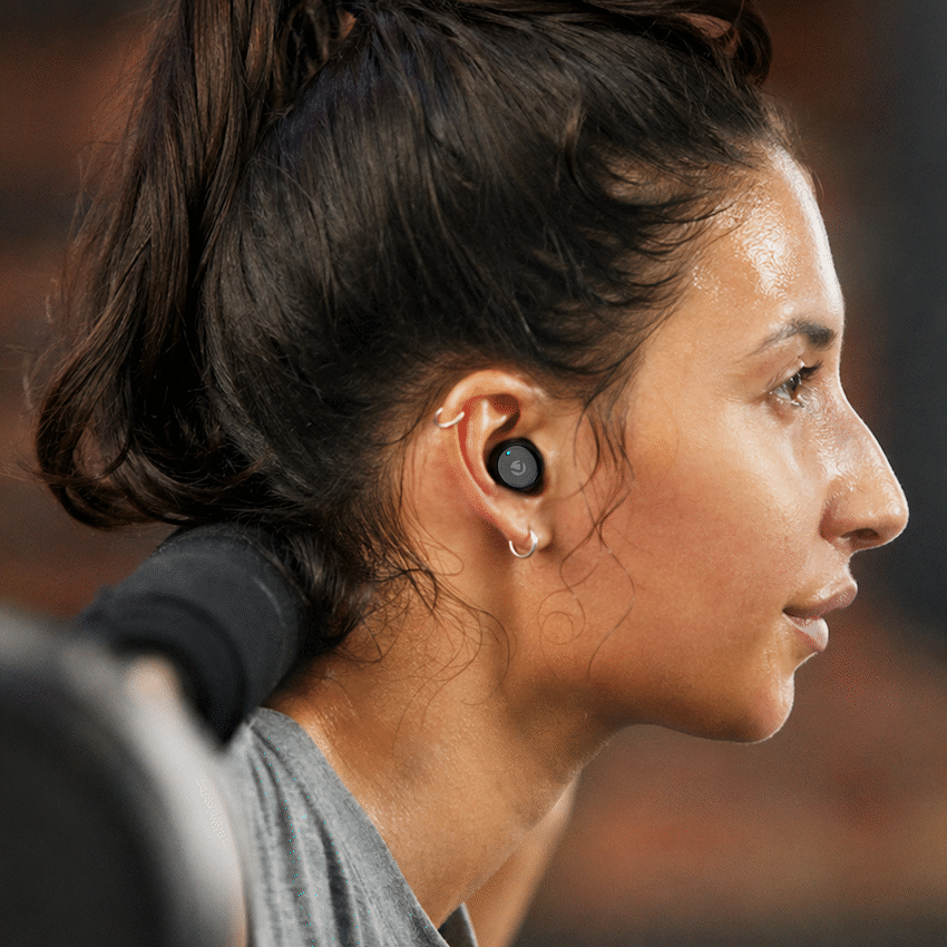 Volkano Taurus Series 2.0 True Wireless Earphones with Charging Case - Black