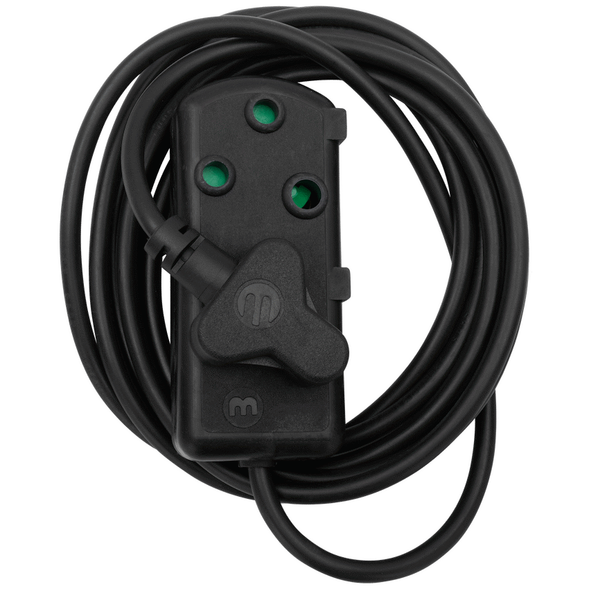 Ellies Side-by-Side Light-Duty Extension Lead - 3m - Black