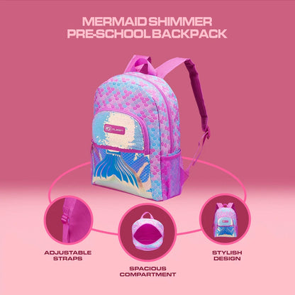 Quest Mermaid Shimmer Pre-School Backpack - Pink