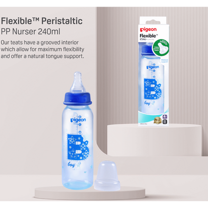Pigeon Flexible Bottle Standard Neck - Blue 240ml