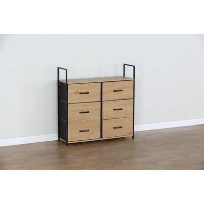 Everfurn Zira Wardrobe Small - Oak