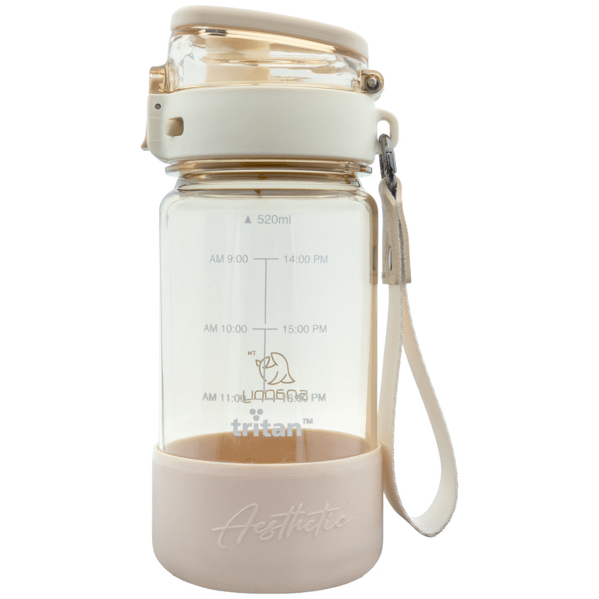 Snappy Tritan Bottle with straw 520ml Vanilla ( Order in Qty of 6)