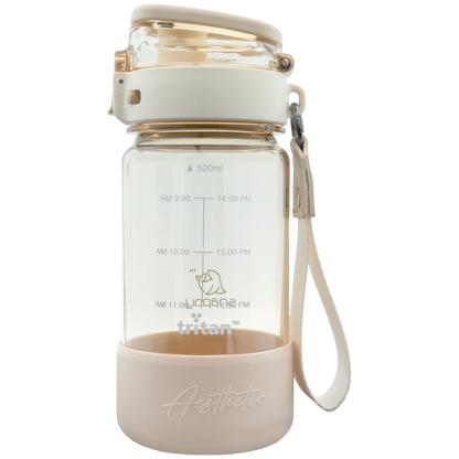 Snappy Tritan Bottle with straw 520ml Vanilla ( Order in Qty of 6)