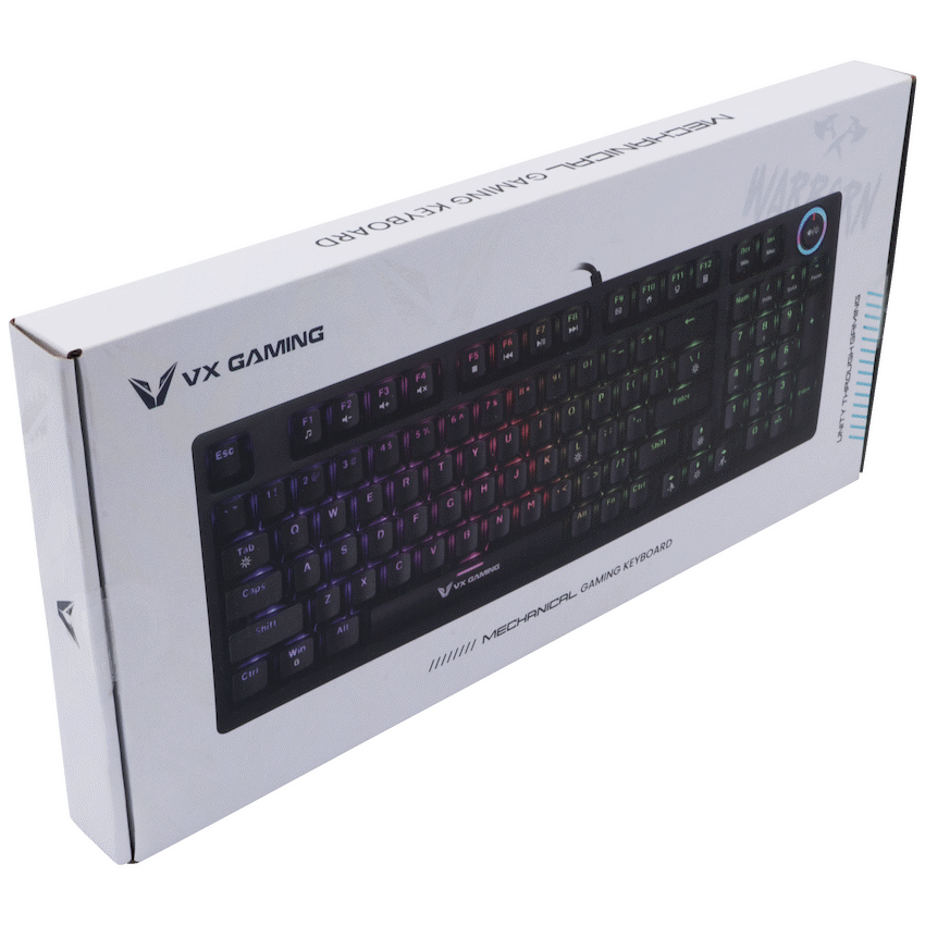 VX Gaming Warborn RGB TKL Mechanical Keyboard