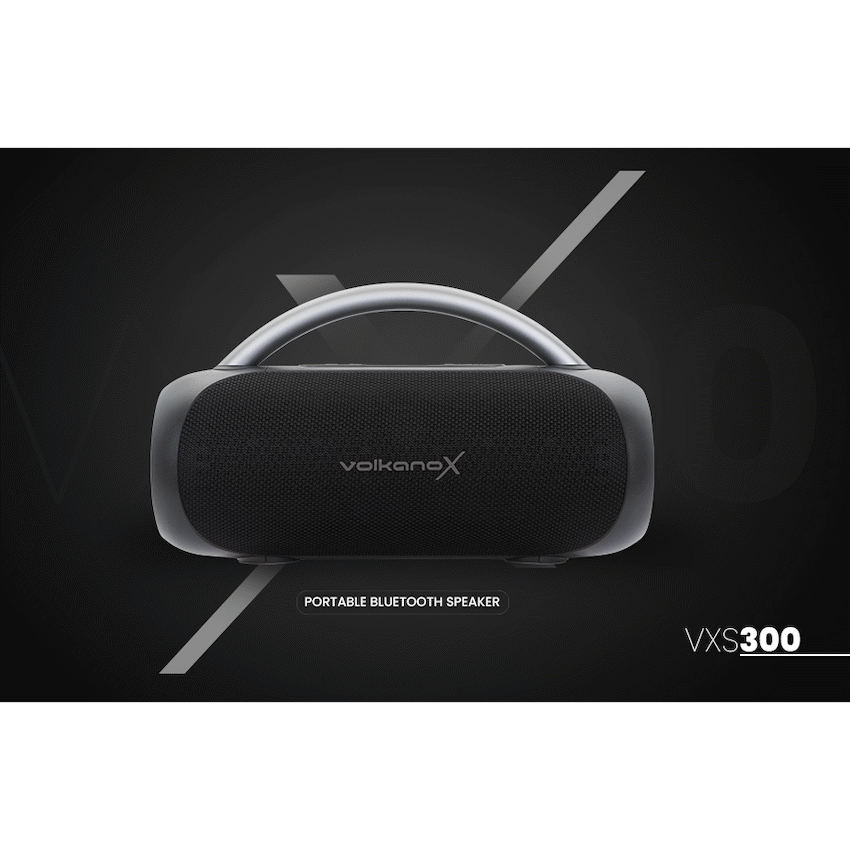 VolkanoX VXS300 Portable Bluetooth Speaker - Black