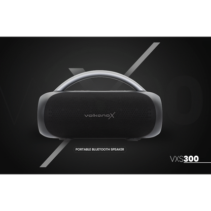 VolkanoX VXS300 Portable Bluetooth Speaker - Black
