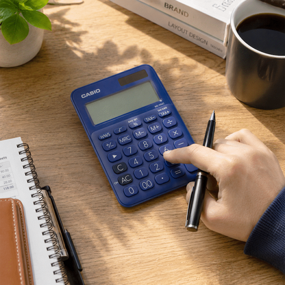 Casio MS-20UC - Desktop Calculator 12-Digit - Purple