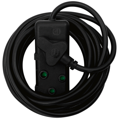 Ellies Side by Side Heavy Duty Extension Lead-5M-BK