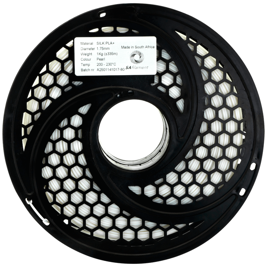 SA Filament Silk PLA Plus Filament 1kg - Pearl White