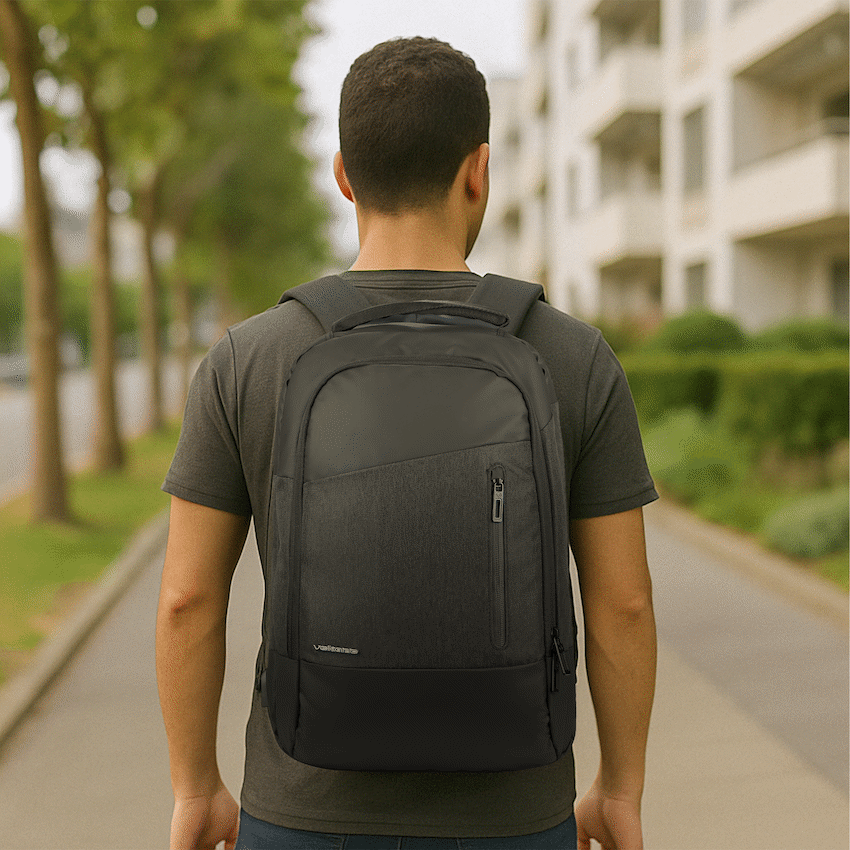 Volkano Refine 15.6" Laptop Backpack - Black/Charcoal