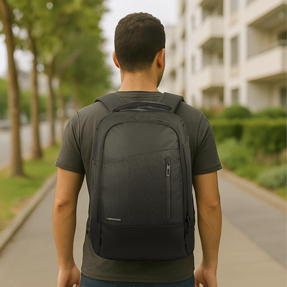 Volkano Refine 15.6" Laptop Backpack - Black/Charcoal