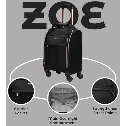 SupaNova Zoe 15.6" Laptop Business Trolley - Black