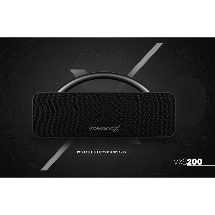 VolkanoX VXS200 Portable Bluetooth Speaker - Black