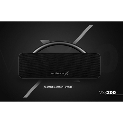 VolkanoX VXS200 Portable Bluetooth Speaker - Black