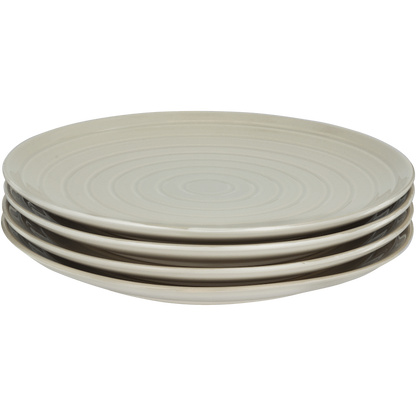 Legend Premium Stoneware Plate 4pc Set ( Order in Qty of 1)