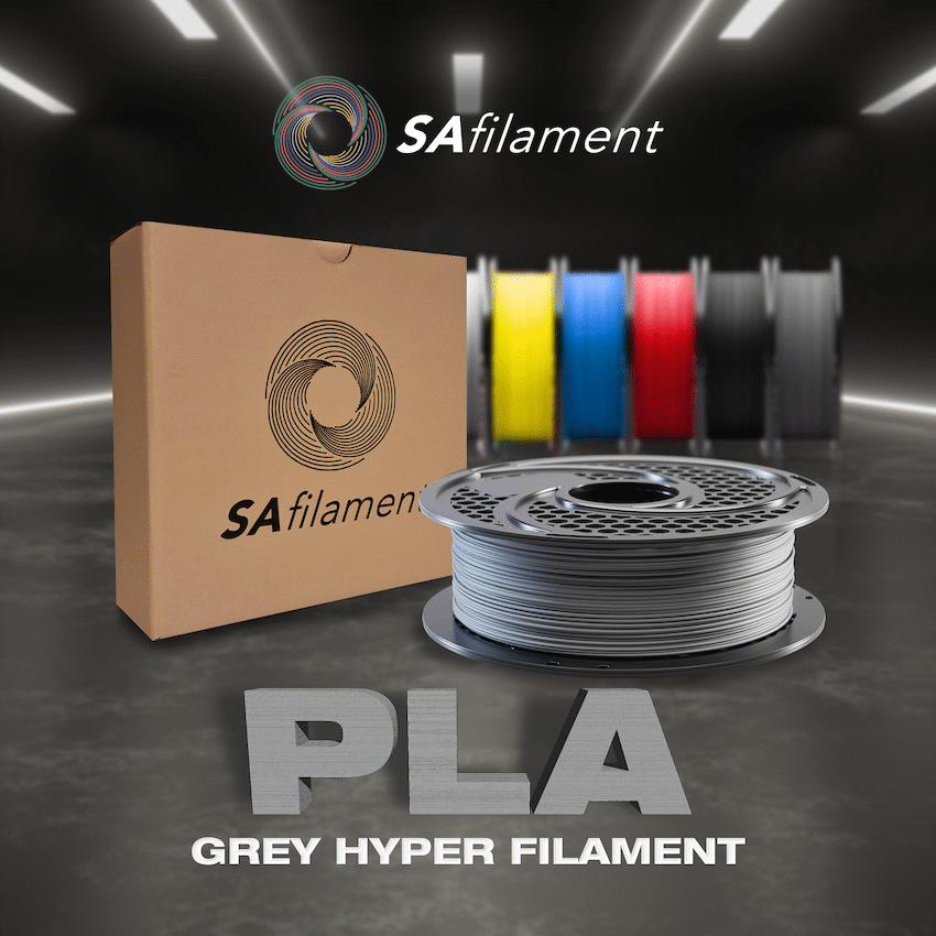 SA Filament PLA Hyper Filament 1kg - Grey