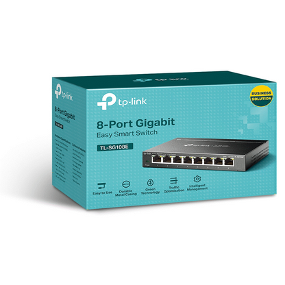TP-Link TL-SG108E 8-Port Gigabit Easy Smart Switch