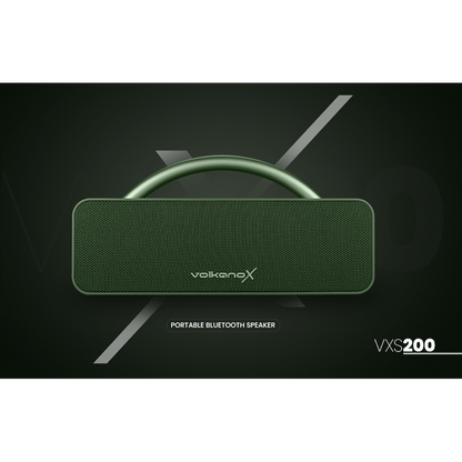 VolkanoX VXS200 Portable Bluetooth Speaker - Green