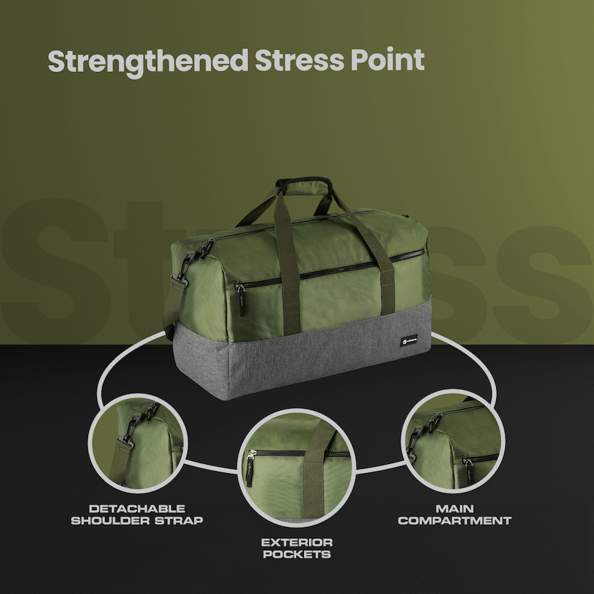 Volkano Corporal 43l Duffle - Khaki