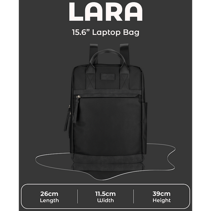 SupaNova Lara 15.6" Laptop Backpack - Black