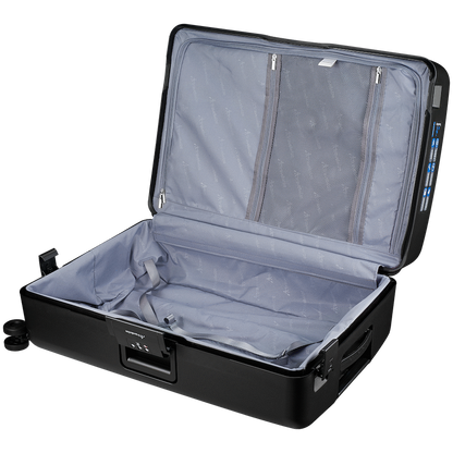 Travelwize Clipper PP 3Pc 4-Wheel Spinner Luggage Set Black