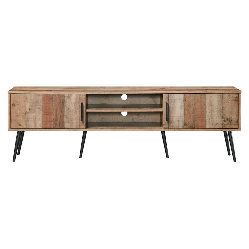 Everfurn Vernice TV Stand - 1800w with Two Cupboards