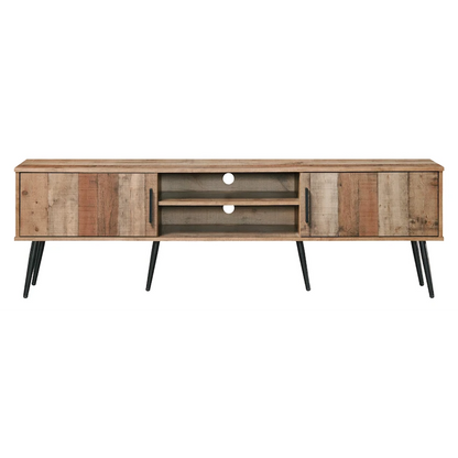 Everfurn Vernice TV Stand - 1800w with Two Cupboards